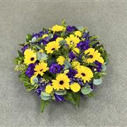 Purple and Yellow Posy