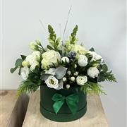 Evergreen Sparkle Hat Box