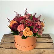 Autumn Blooms Hat Box