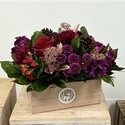 Crimson Christmas Cart 