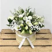 Timeless Whites Hat Box