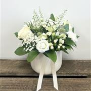 Timeless Whites Ceramic Pot