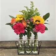 Summer Trio Of Vases