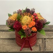 Harvest Gold Hat Box 